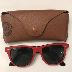 Red Ray Ban Sunglasses